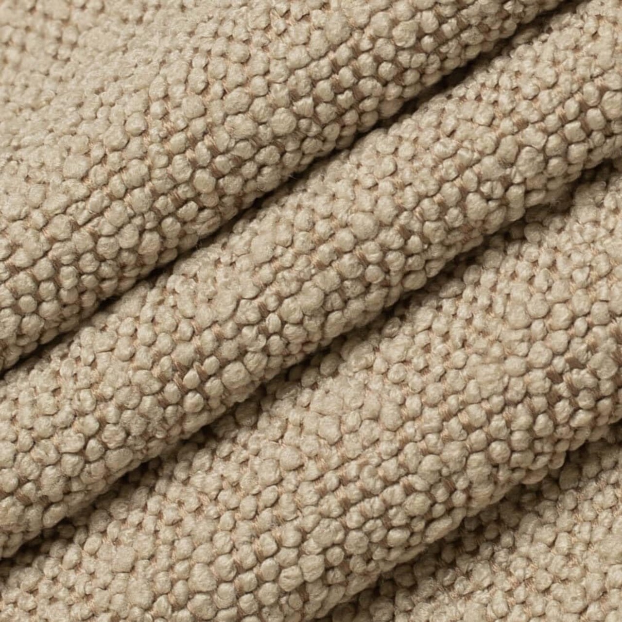 Natural Boucle Textured Upholstery Fabric by The Yard - SKU: Kenley Oat